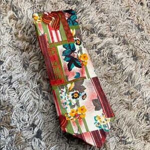 Ermenegildo Zegna Multicolor Floral Tie